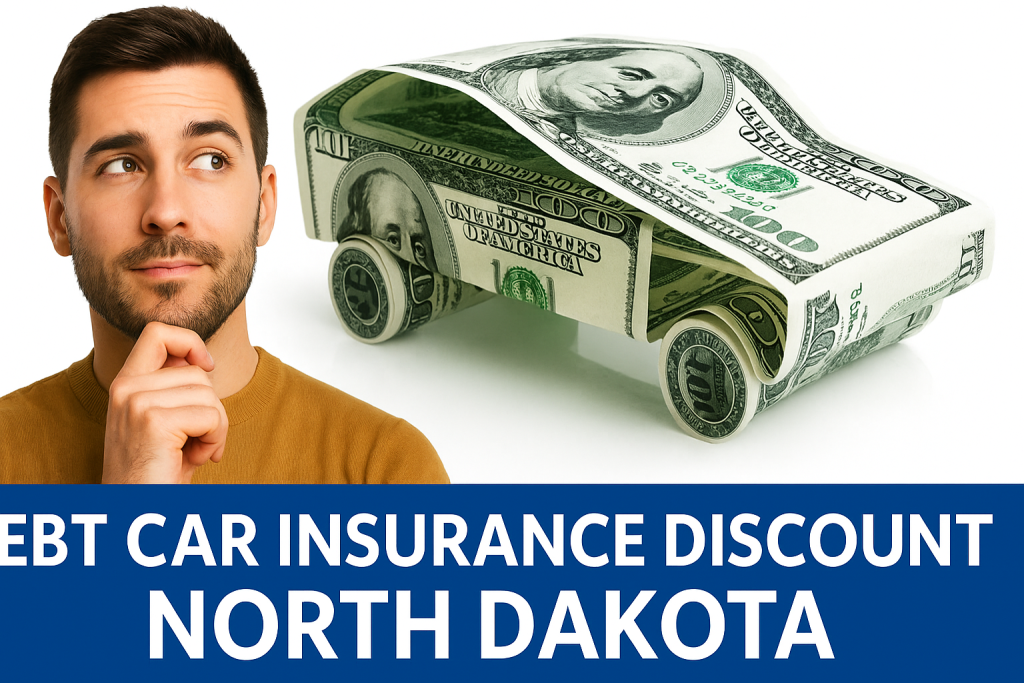 EBT Car Insurance Discount North Dakota ($25/Month) + Low Income SNAP Recipient Card Holder Benefits